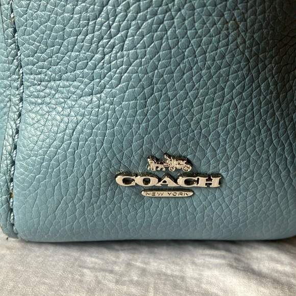 Coach: Blue Leather (31032) Backpack- marks main image 16